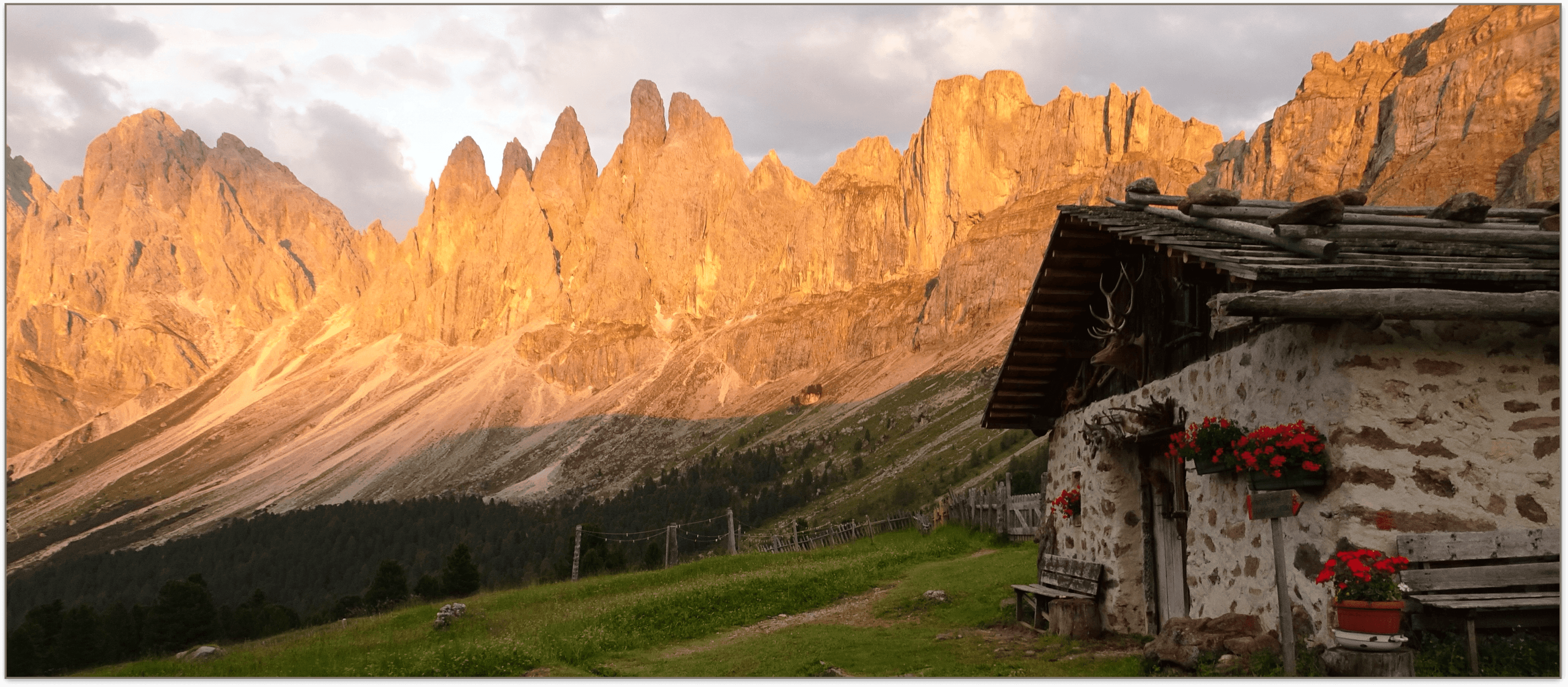 Im einstigen Korallenriff Rosengarten-Geislergruppe